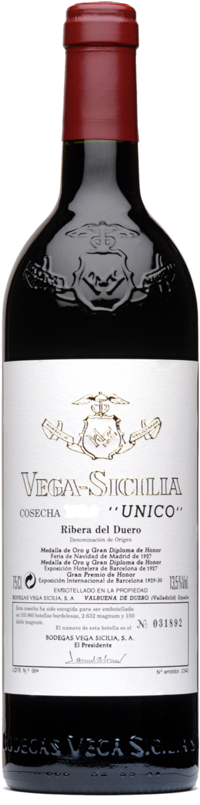 Vega Sicilia Unico Gran Reserva 2003, Ribera Del Duero (1000x1387), Png Download