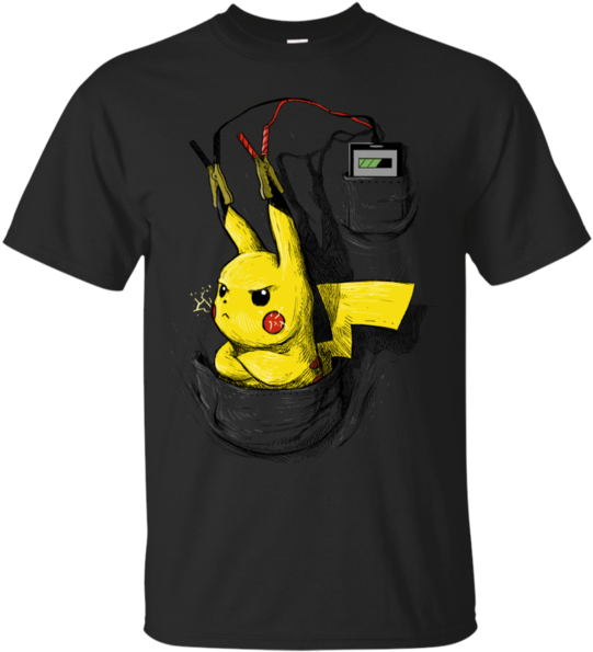 Picharging Pokemon Pikachu T Shirt & Hoodie The Unique - Am A Garfield Woman (600x600), Png Download