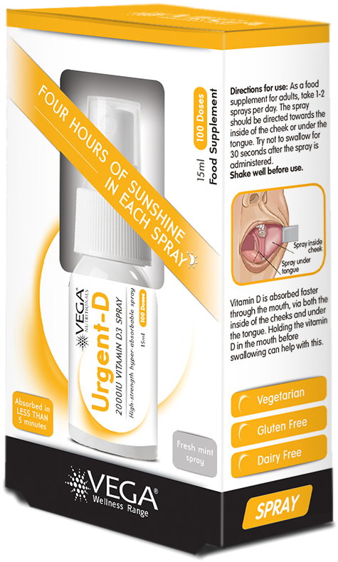 2000iu Vitamin D3 Spray - Carton (1000x1063), Png Download