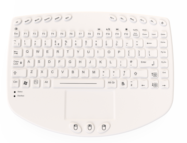 Medi-key - Computer Keyboard (637x487), Png Download