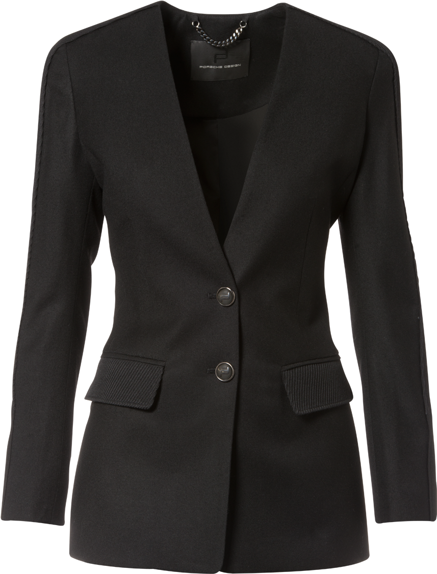 Racing Blazer - Black Long Sleeve Playsuit Uk (1280x1280), Png Download