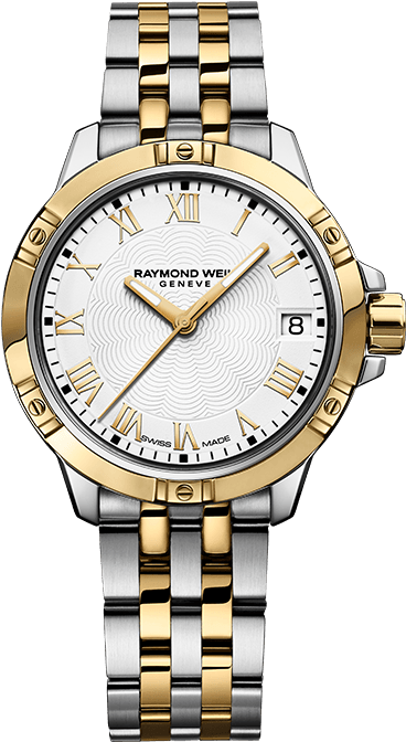 Raymond Weil Tango Classic Ladies Two-tone Gold Steel - Raymond Weil Tango 5960 Stp 00995 (700x671), Png Download