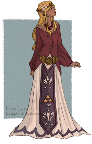 Zelda Princess Zelda, Twilight Princess, Breath Of - Illustration (500x747), Png Download