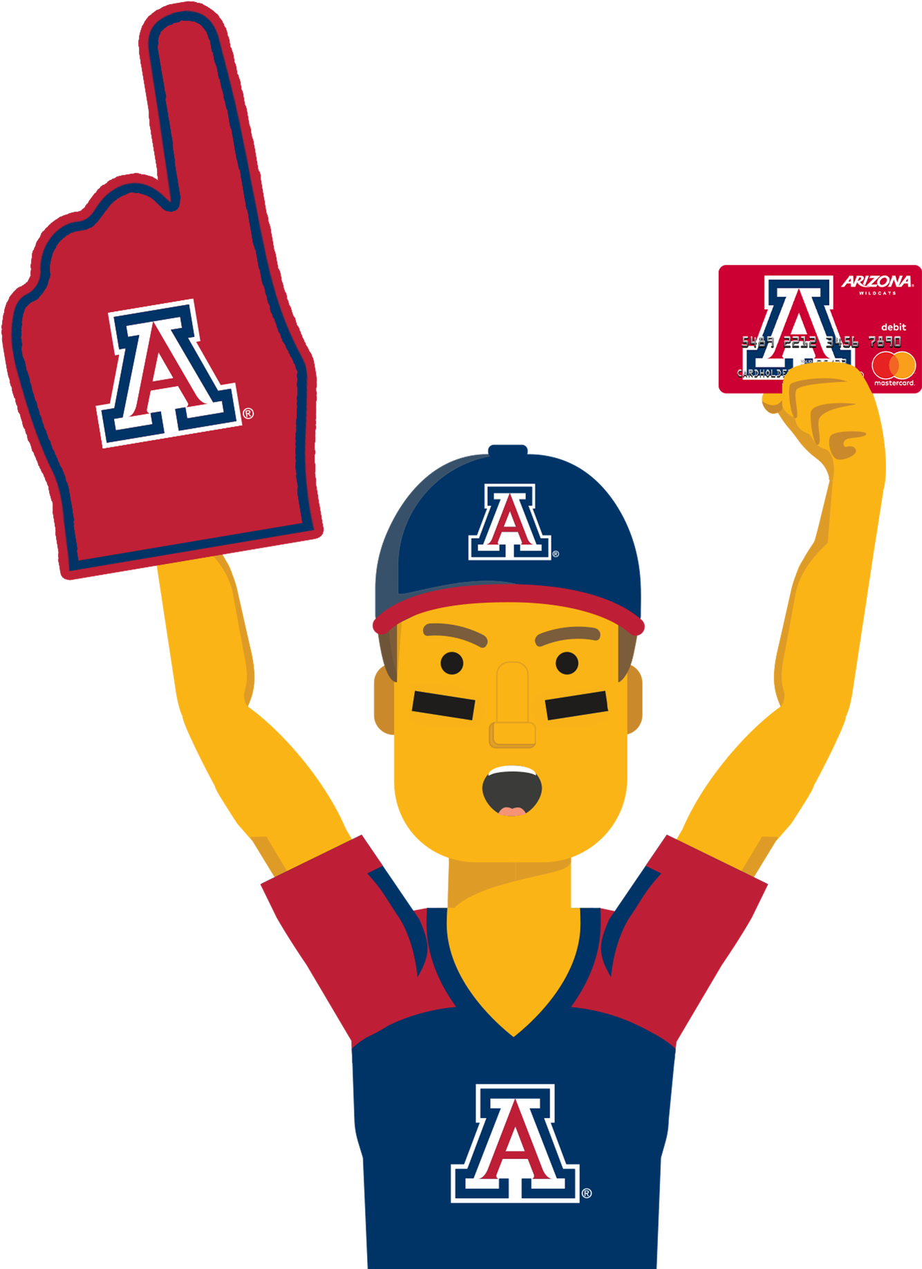 Sign Up For The Arizona Wildcats - University Of Arizona (1867x1999), Png Download