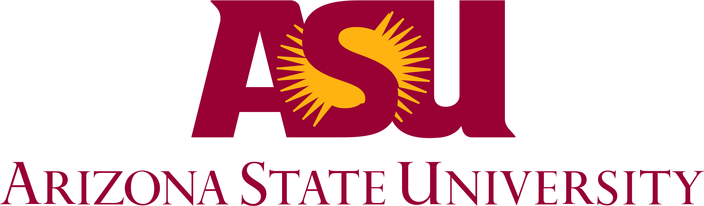 State University Logo Png - Arizona State University Tempe Logo (2400x714), Png Download
