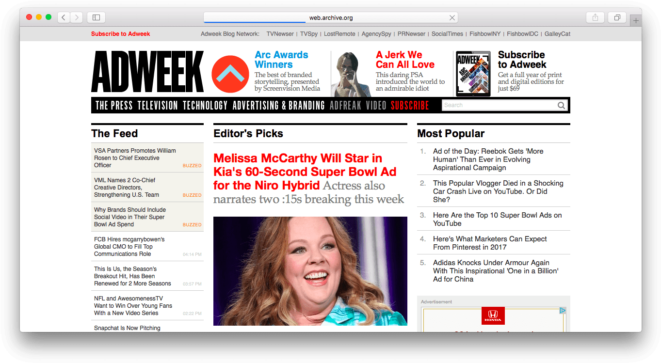 Take A Scroll Through Adweek At Any Given Moment And - Adweek Media Plan Of The Year (1394x780), Png Download