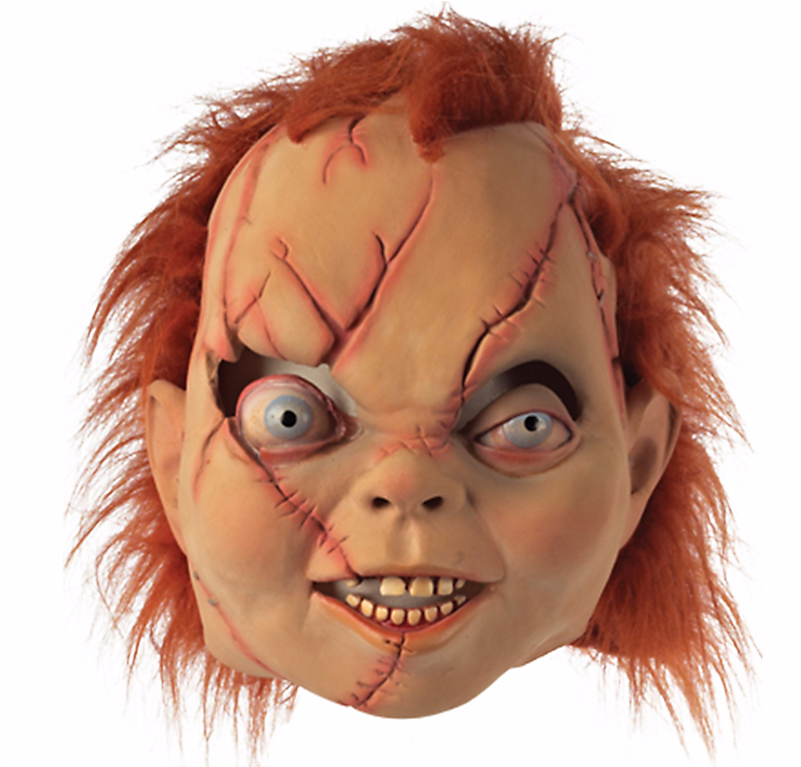 Halloween Masks Silicone - Transparent Scary Halloween Mask (800x1088), Png Download