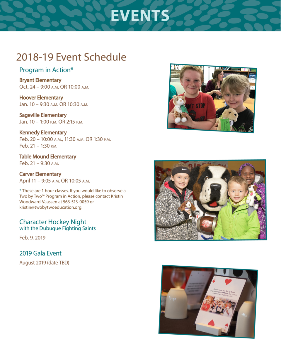 Events 2018-19 Event Schedule Program In Action Bryant - Toddler (960x1242), Png Download