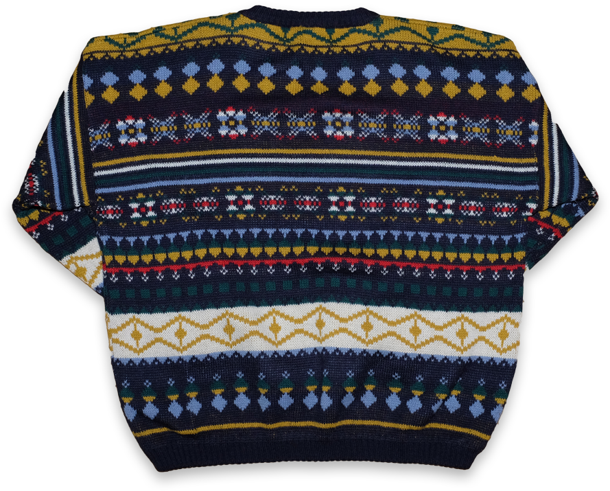 Vintage Pattern Sweatshirt Medium - Sweater (900x900), Png Download