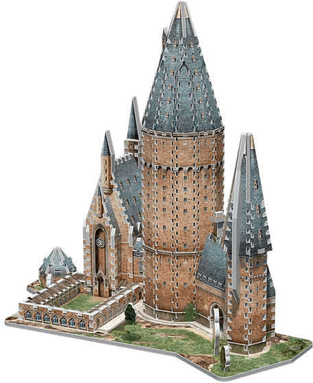 Harry Potter Great Hall 3d Puzzle (600x600), Png Download