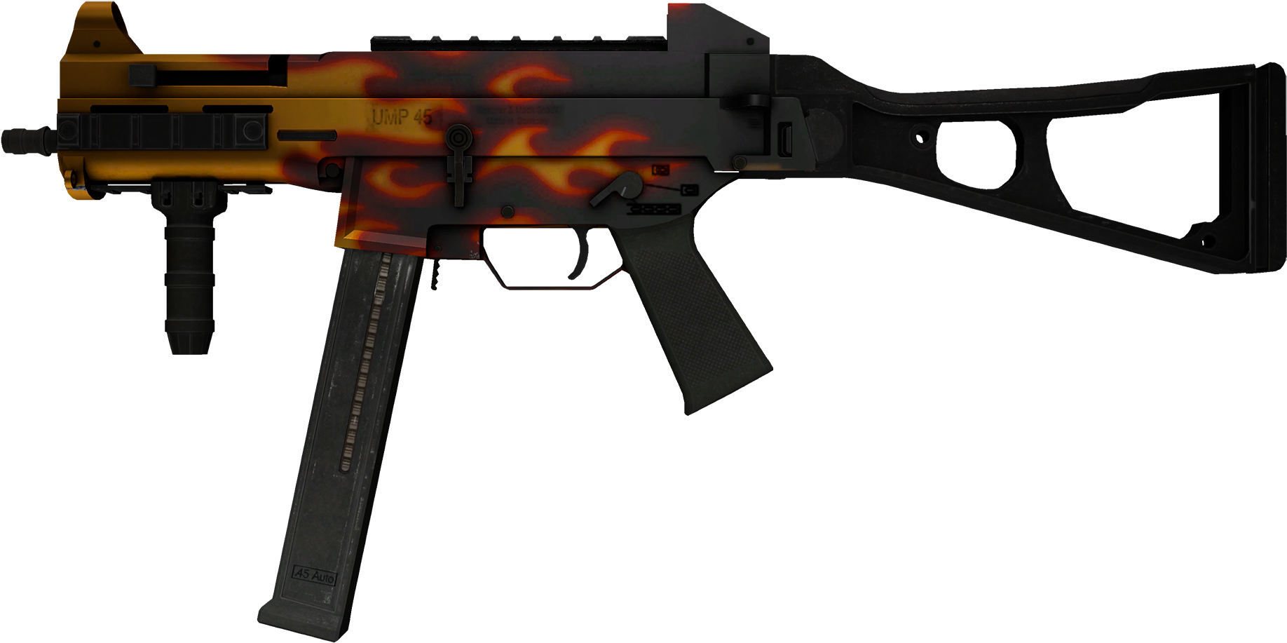 Layout Com Css - Ump 45 Arctic Wolf Csgo (1920x1004), Png Download