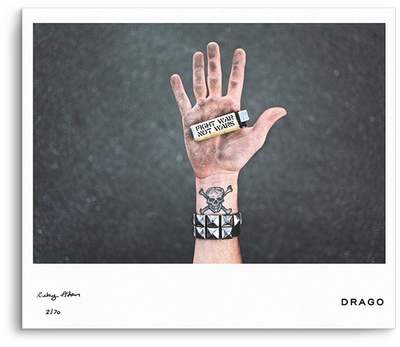 Fight War Not Wars Ricky Adam Bmx Destroying Everything - Illustration (870x1110), Png Download