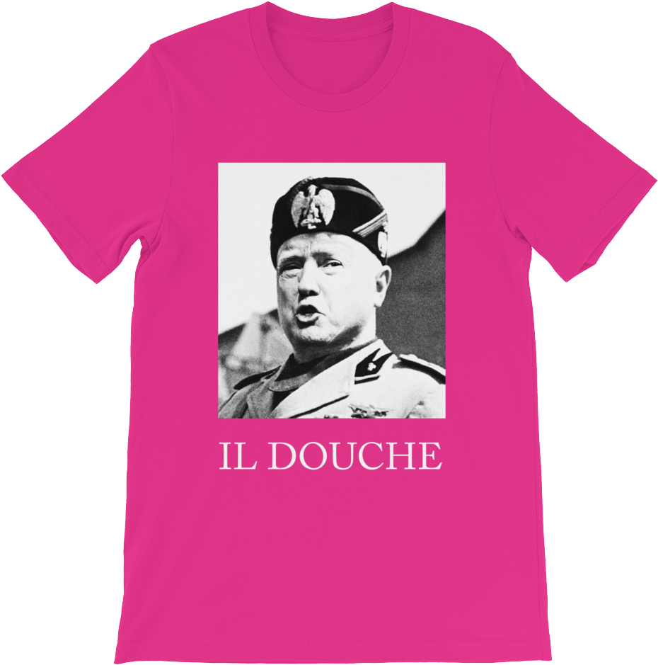 Trump Il Douche Men's T-shirt - Naughty Or Nice Shirt (1000x1000), Png Download