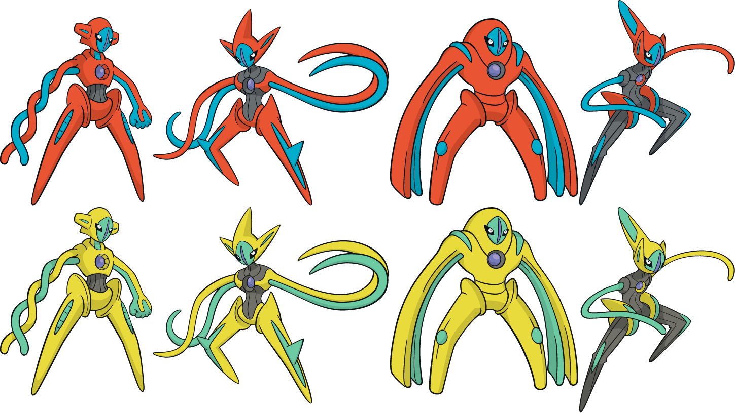 Post - Shiny Deoxys All Forms (1449x816), Png Download