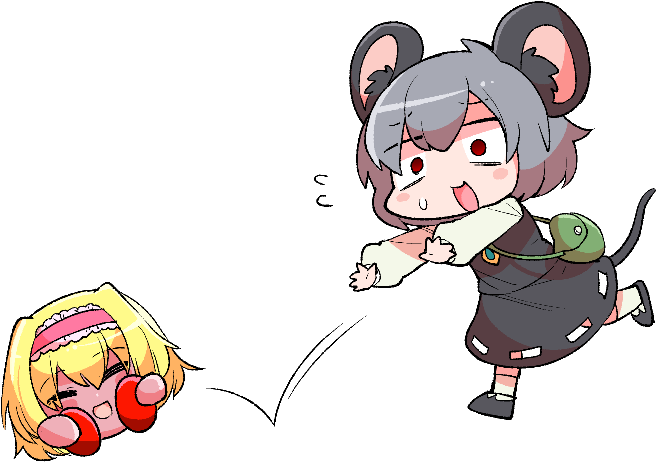 Cross Over - Touhou Kirby (1600x1200), Png Download