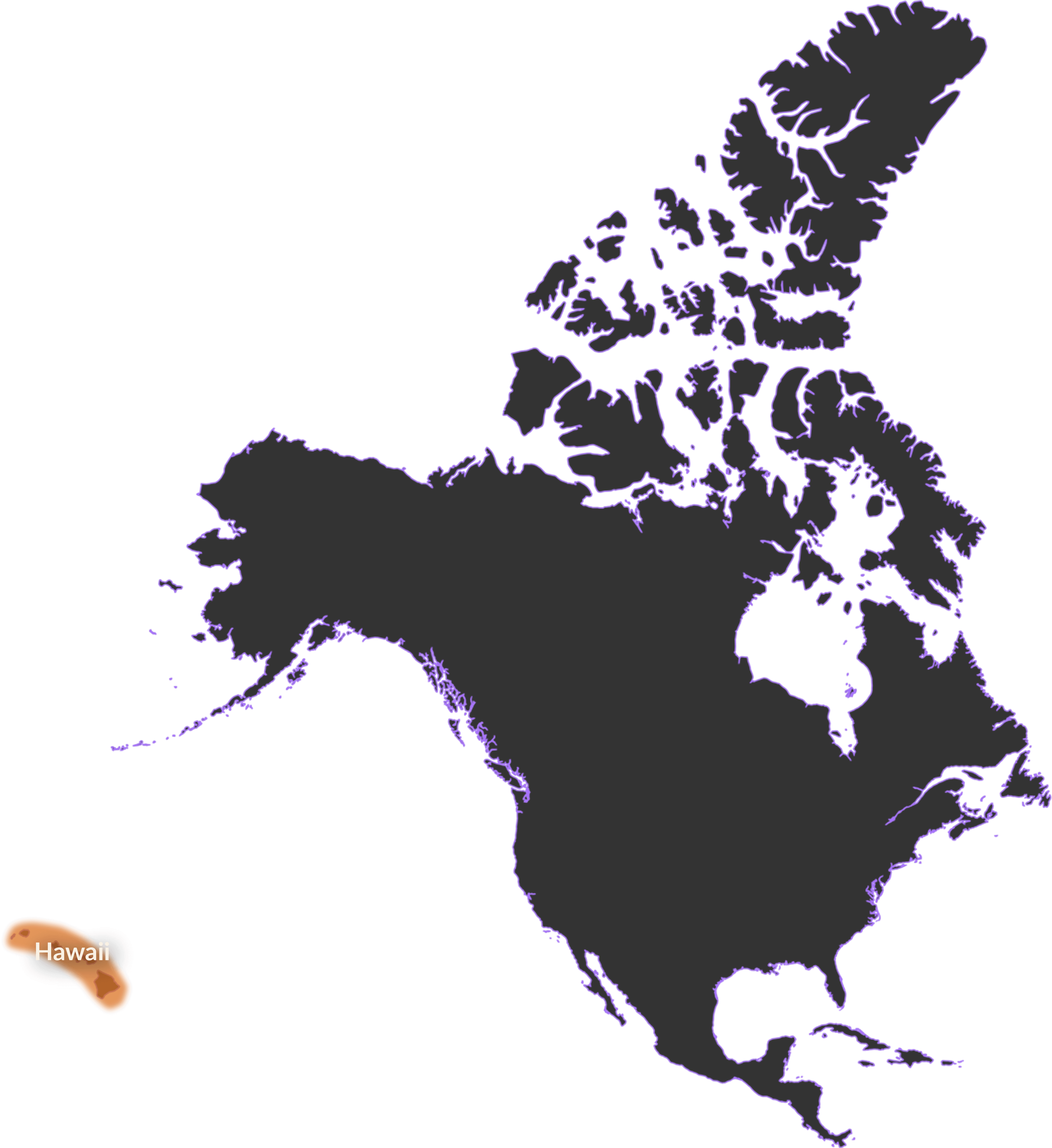 Nation - Hawaii - North And South America Clipart (4162x4485), Png Download