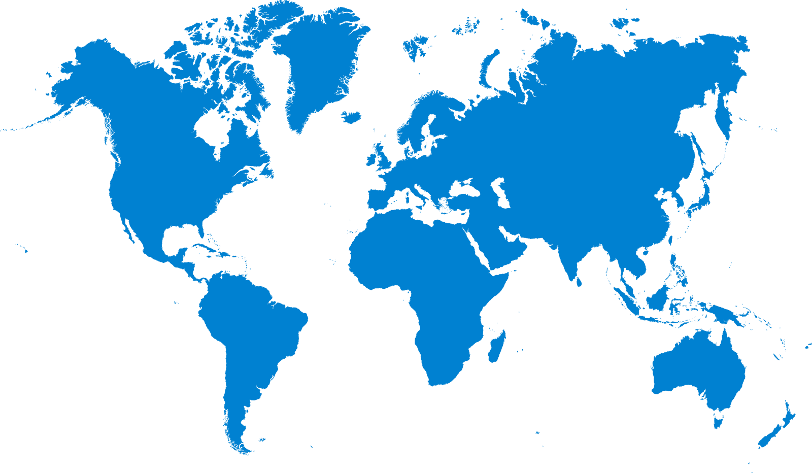 World Map - World Map Two Color (1600x932), Png Download