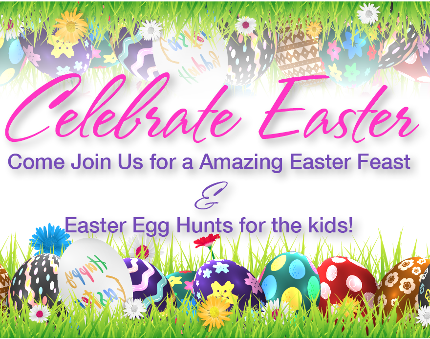 Celebrate Easter With Us Buffet And Easter Egg Hunts - Home Interiors And Gifts (880x693), Png Download