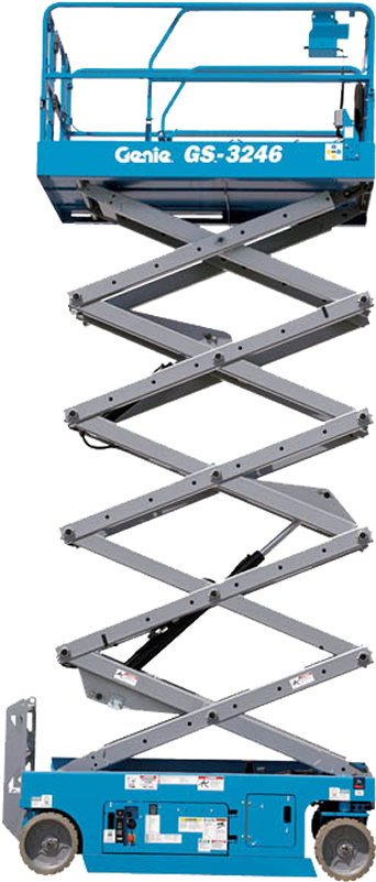 Plataforma Tijera Eléctrica Genie Gs3246 - Equipment Rental (800x800), Png Download