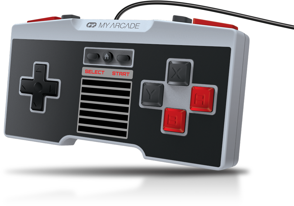 My Arcade Gamepad Retro Wired Controller - Nes Classic Mini Wireless Controller (1000x1000), Png Download