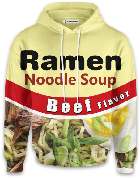 Beef Flavored Ramen Hoodie - Maruchan Ramen Noodle Soup Chicken Flavor (600x600), Png Download