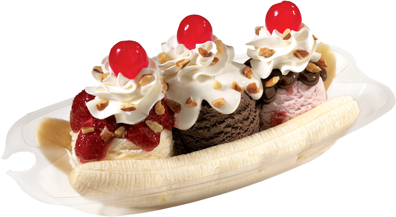 Banana Split Png - Baskin Robbins Banana Split (800x800), Png Download