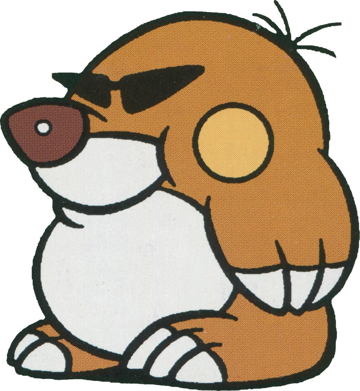 Mega Mole Mario (1200x1304), Png Download