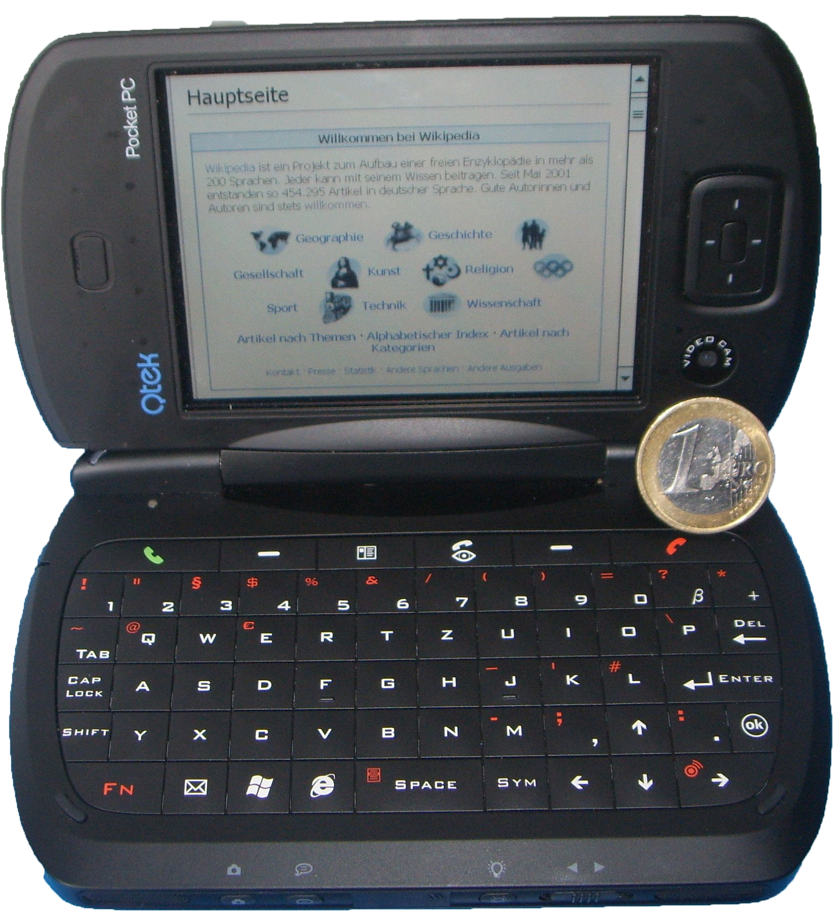 Pocket Pc Qtek 2006 08 26 - Pocket Pc Qtek (1692x1882), Png Download