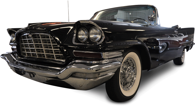 1957d Chrysler 300c - Antique Car (900x598), Png Download