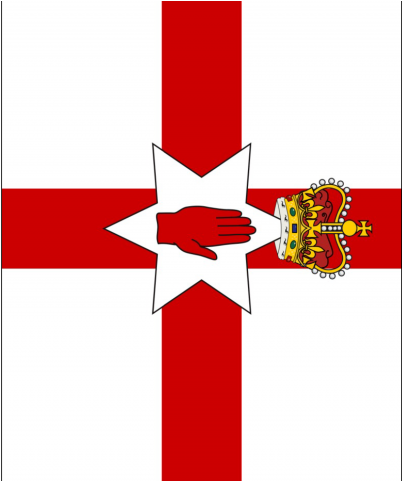 Irland Flag Clipart Printable - Northern Ireland Flag Small (640x480), Png Download