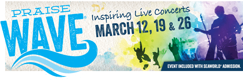 Praise Wave Sea World (963x321), Png Download