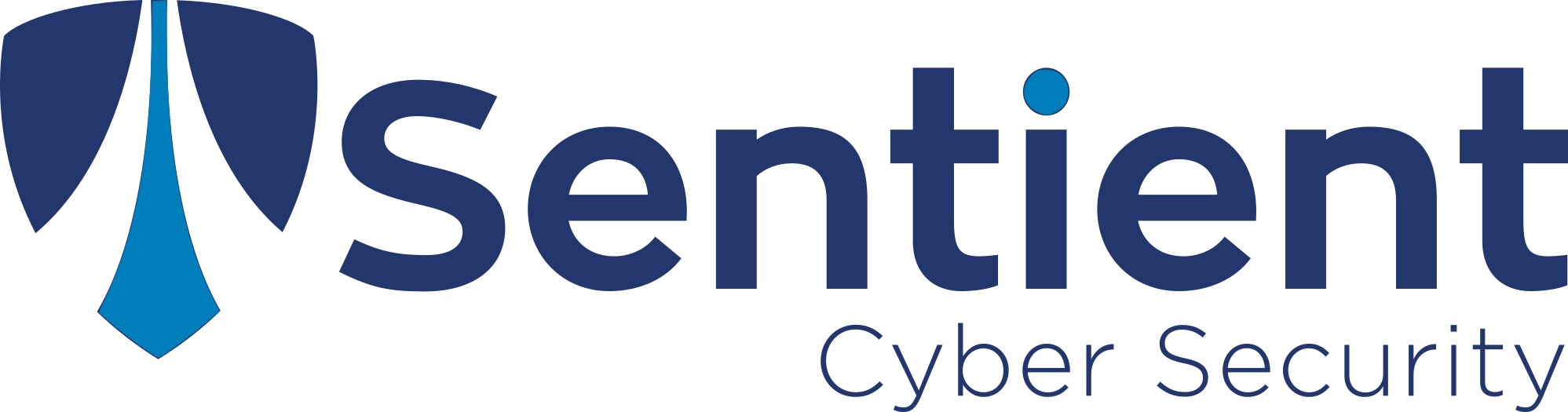 Sentient Cyber Security - Graphic Design (1997x525), Png Download