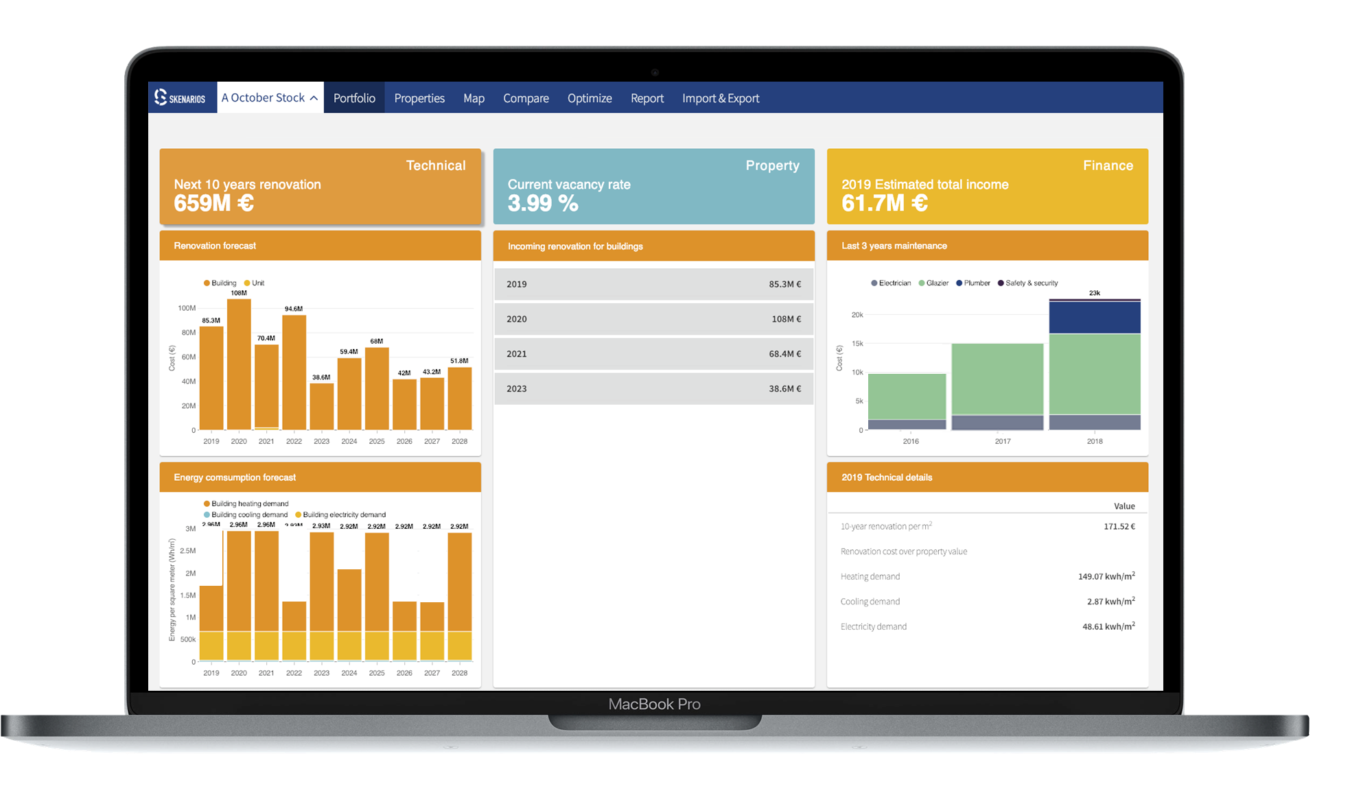 Introducing The New Property Portfolio View - Web Page (2033x1159), Png Download