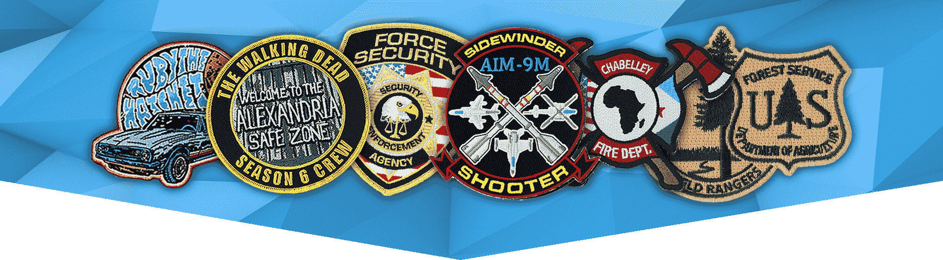 Embroidery Patches - Emblem (1900x524), Png Download