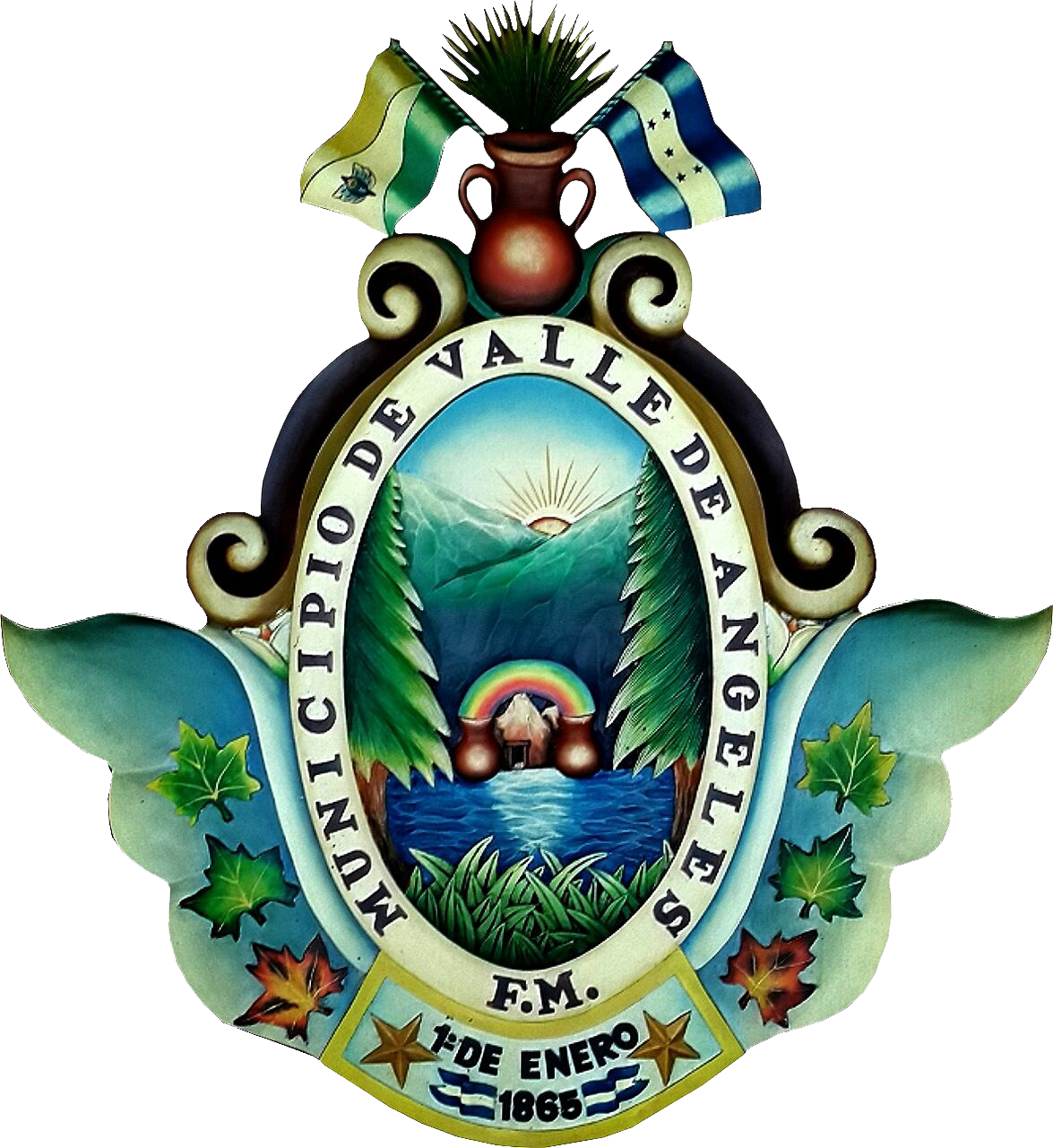 File - Valledeangeles - Logo De Valle De Angeles (1175x1280), Png Download