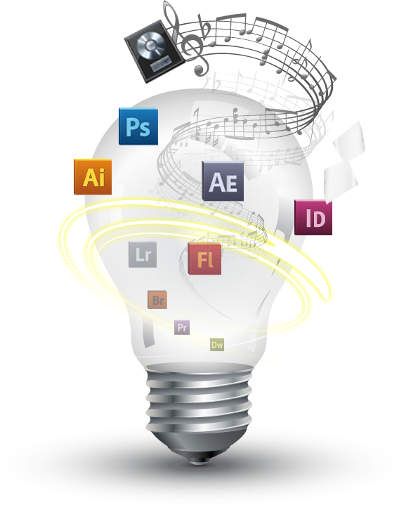 Técnicas Del Diseño Grafico - Compact Fluorescent Lamp (568x719), Png Download