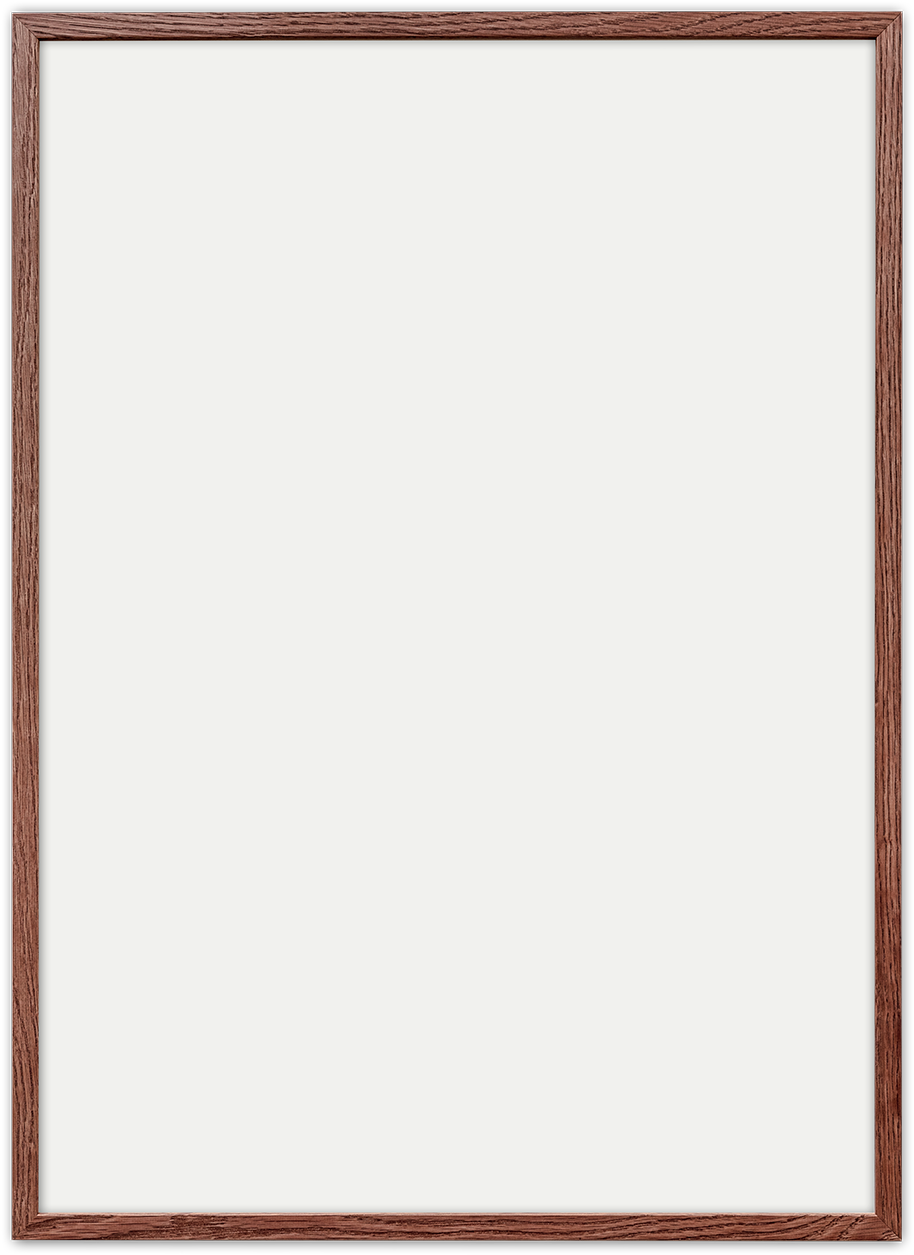 Dark Oak Frames - Picture Frame (1280x1280), Png Download