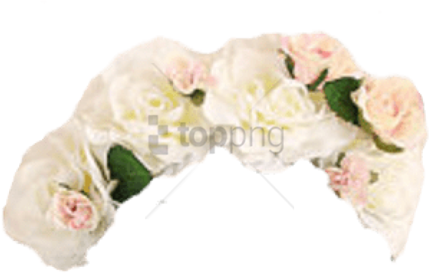 Free Png Tumblr Transparent Flower Crown Png Image - Garden Roses (850x564), Png Download