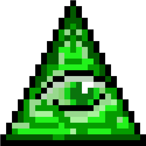 Original Iluminati - Illuminati Pixel Art (820x700), Png Download