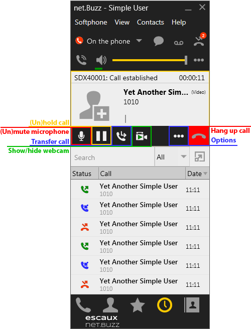 Netbuzzcallingen - Bria Phone (556x655), Png Download