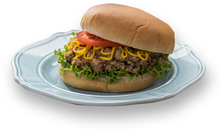 Taco Burger - Fast Food (835x652), Png Download