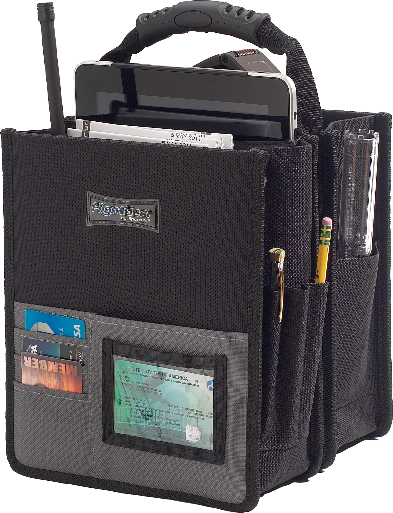 New Ipad-ready Flight Gear Bags Available From Sporty's - Laptop Bag (1580x2076), Png Download