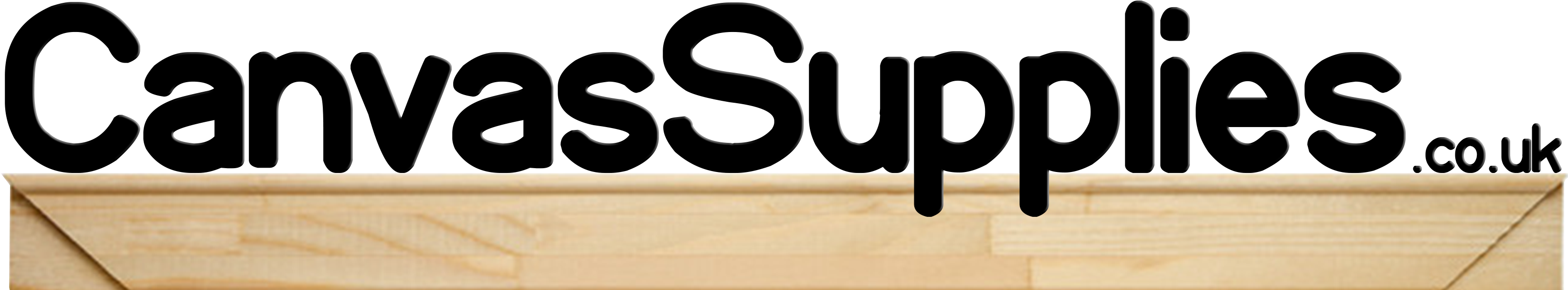 Canvas Supplies Logo No Background - Plywood (3508x952), Png Download