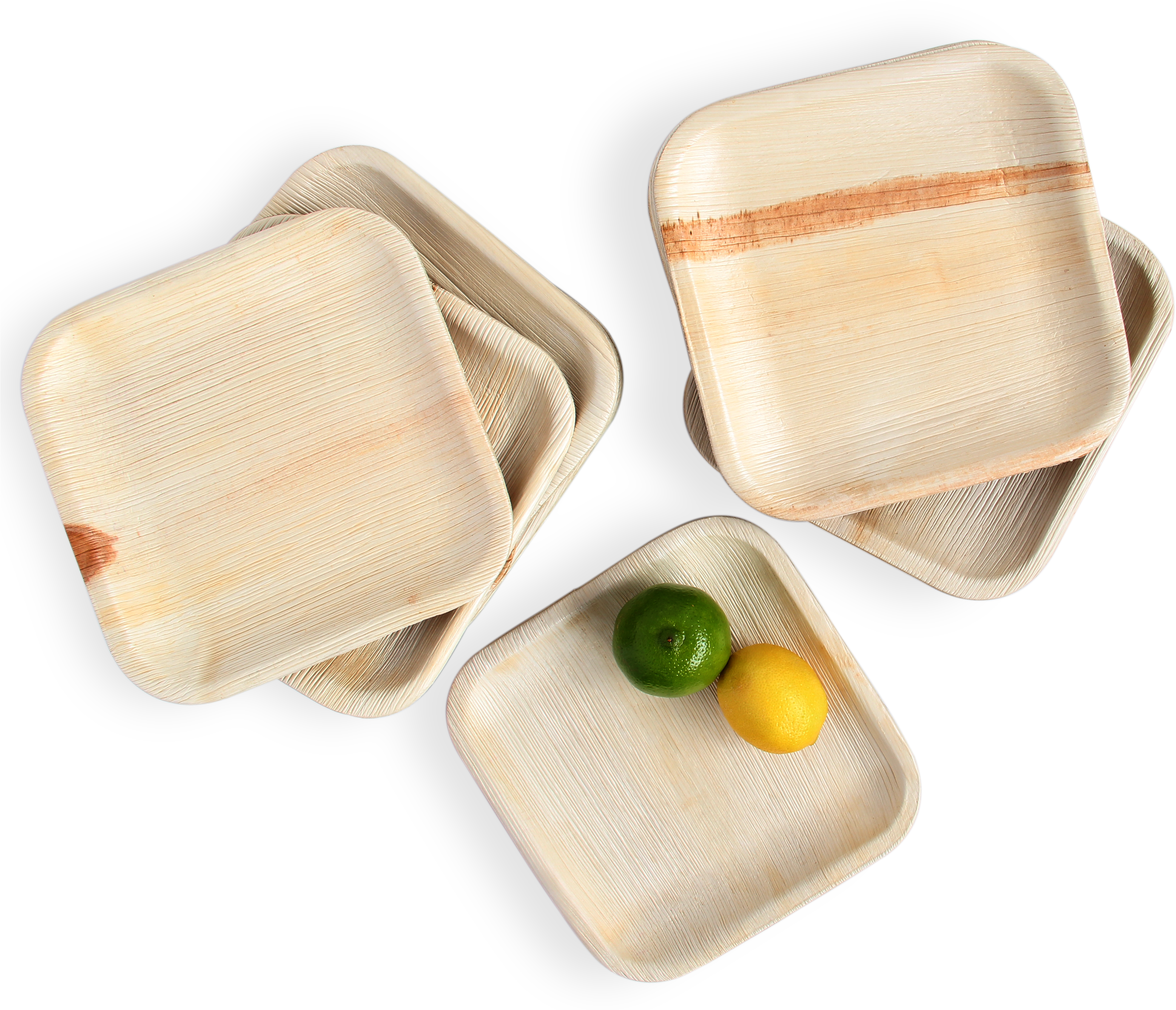 8" Square Plate - Lemon (4012x4012), Png Download