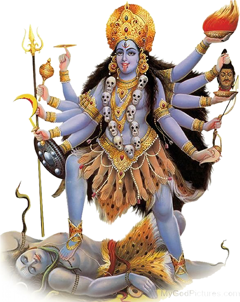Jai Maa Kali- - Maa Kali Psd (823x1024), Png Download