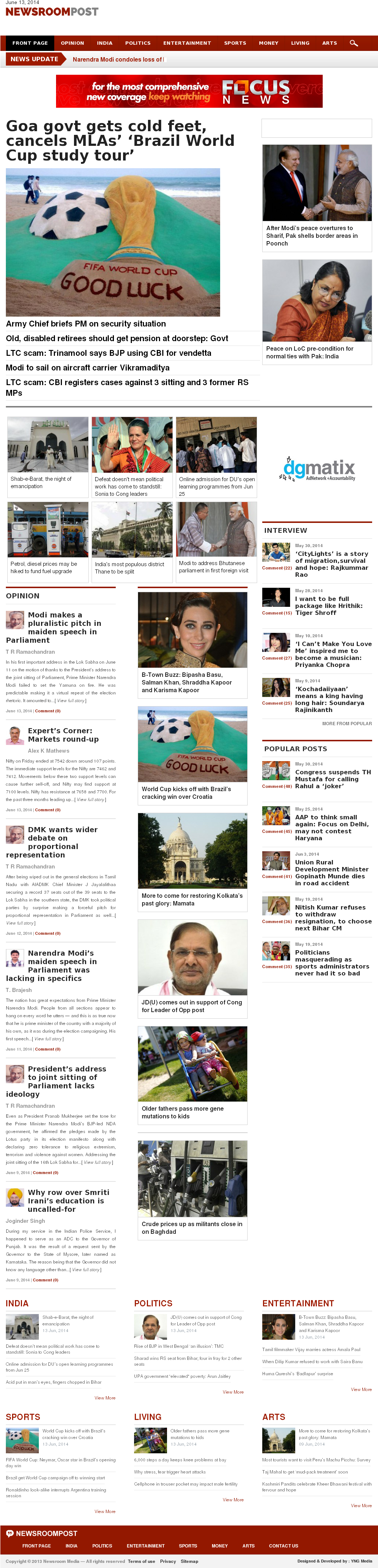 Newsroom Media Competitors, Revenue And Employees - Web Page (1031x4292), Png Download