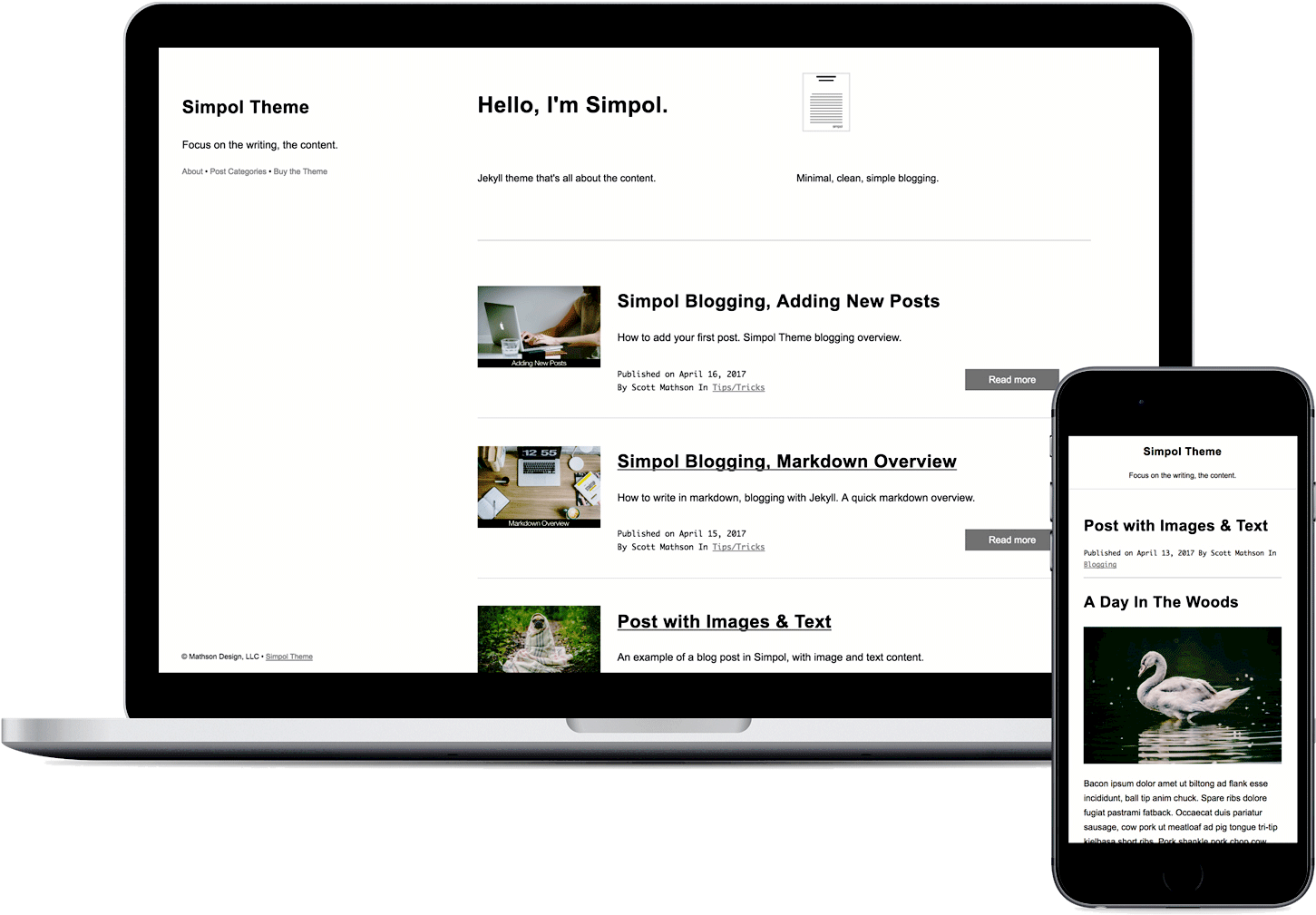 Simpol Jekyll Website Theme - Jekyll Medium Theme (1500x1040), Png Download