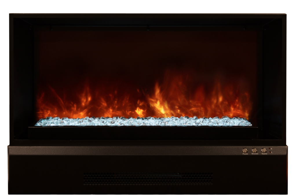 Media Upgrade - Modern Flames Zcr Electric Fireplace Insert (1024x720), Png Download