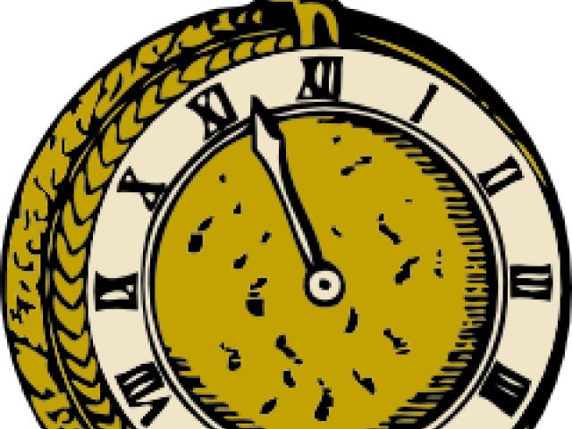Pocket Watch Clipart Vintage - Alice In Wonderland Stopwatch Clipart (640x480), Png Download