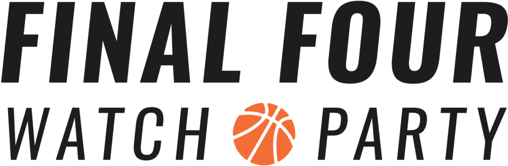 Final Four Watch Party Logo Black - Cross Over Basketball (1000x365), Png Download
